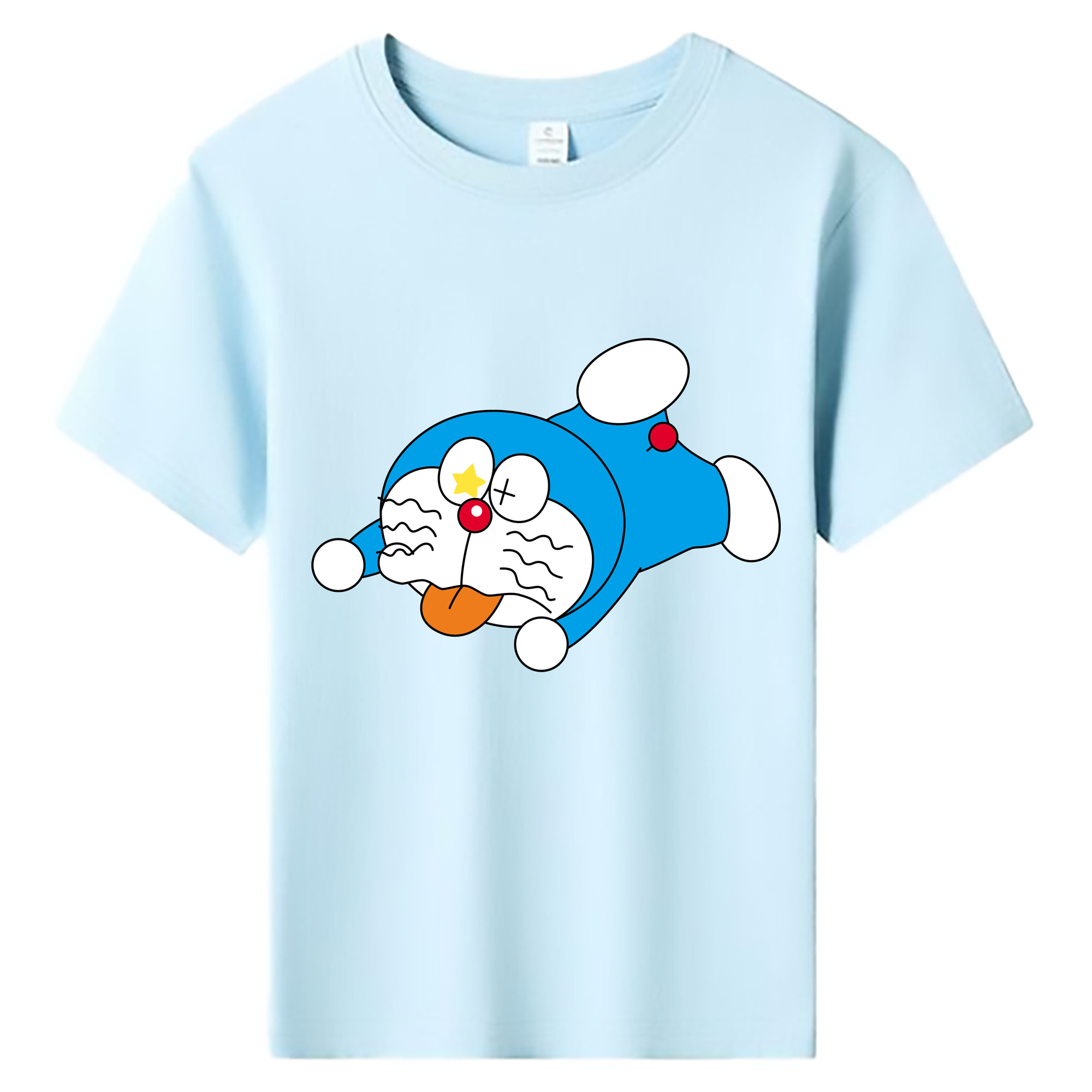 （画像用） ドラえもん Doraemon 綿100％キッズTシャツ（フロントプリント）